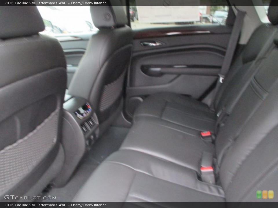 Ebony/Ebony Interior Rear Seat for the 2016 Cadillac SRX Performance AWD #107642276