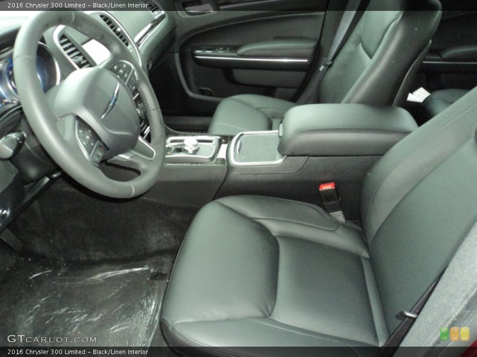 Black/Linen Interior Photo for the 2016 Chrysler 300 Limited #107643296