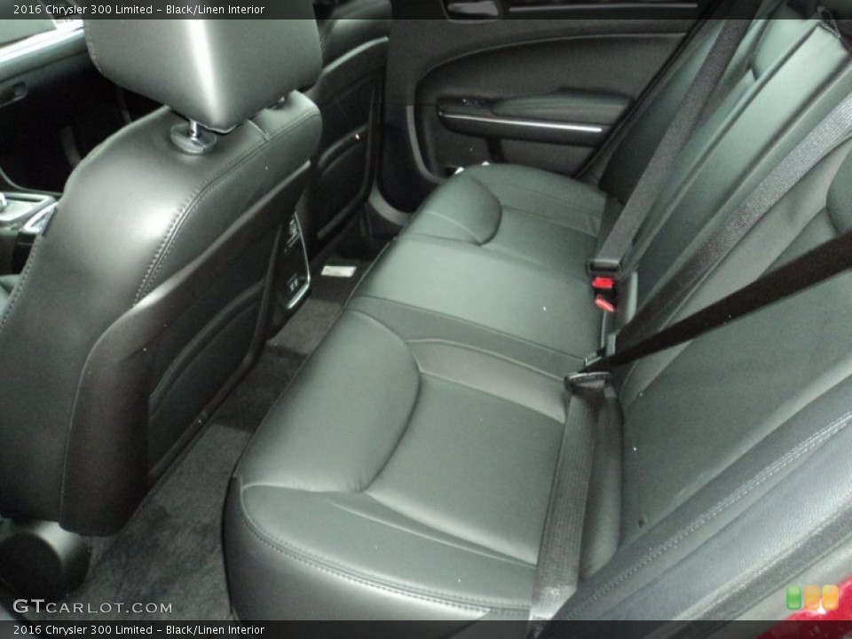 Black/Linen 2016 Chrysler 300 Interiors