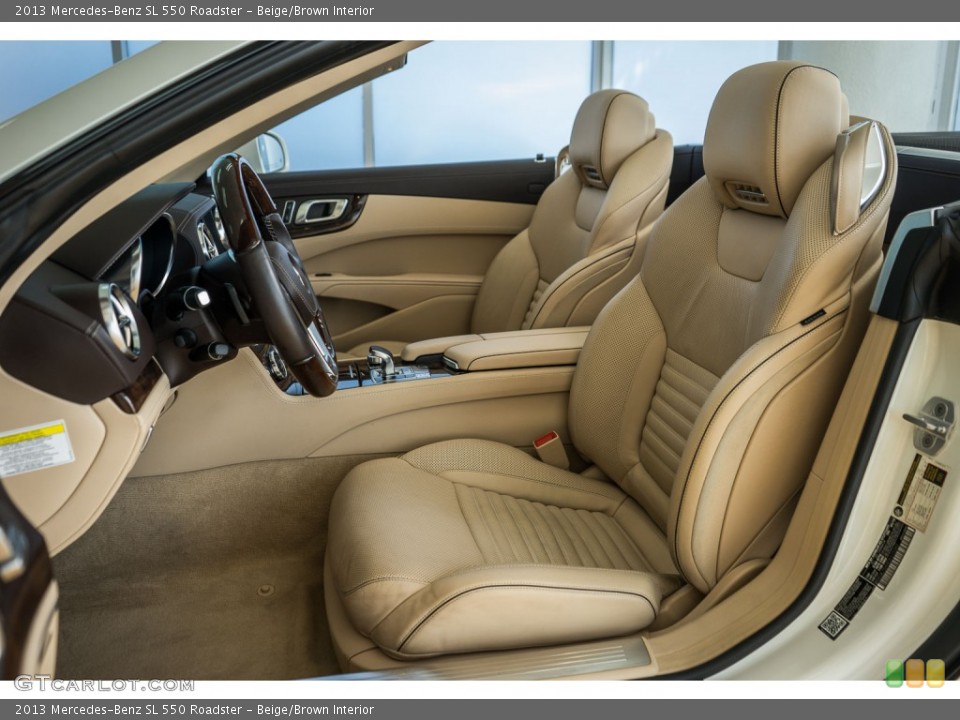 Beige/Brown Interior Photo for the 2013 Mercedes-Benz SL 550 Roadster #107643785