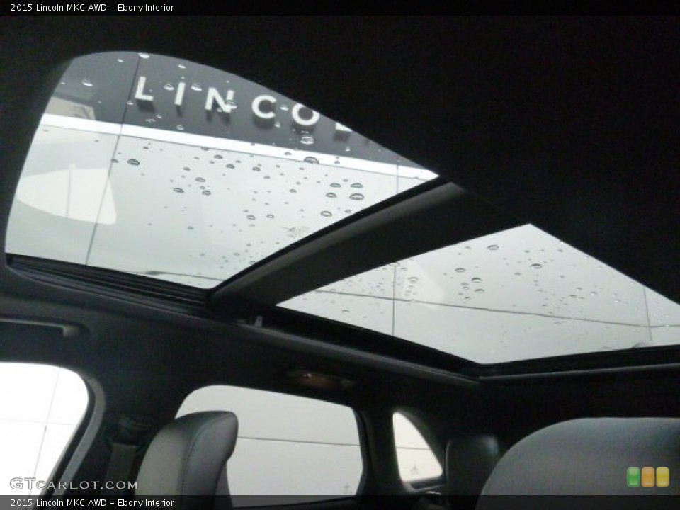 Ebony Interior Sunroof for the 2015 Lincoln MKC AWD #107658416