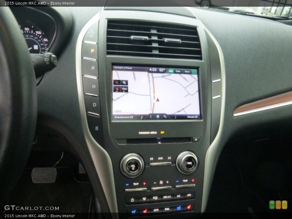 Ebony Interior Controls for the 2015 Lincoln MKC AWD #107658481