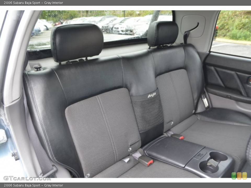 Gray Interior Rear Seat for the 2006 Subaru Baja Sport #107658898