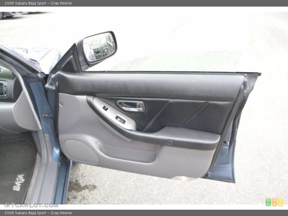 Gray Interior Door Panel for the 2006 Subaru Baja Sport #107658964