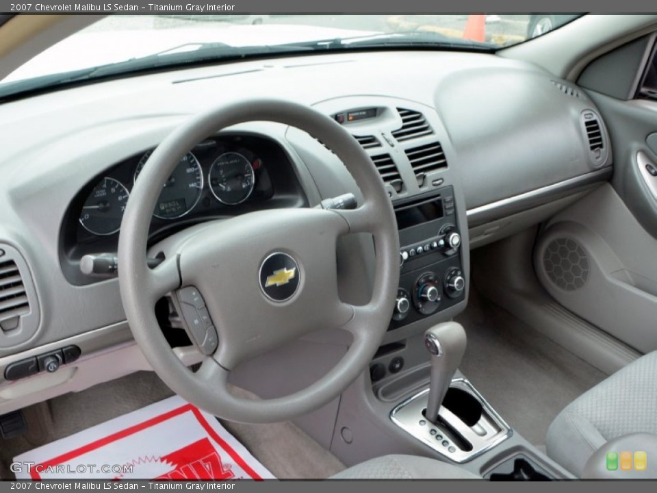Titanium Gray Interior Photo for the 2007 Chevrolet Malibu LS Sedan #107659210
