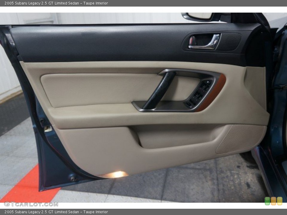 Taupe Interior Door Panel for the 2005 Subaru Legacy 2.5 GT Limited Sedan #107683294