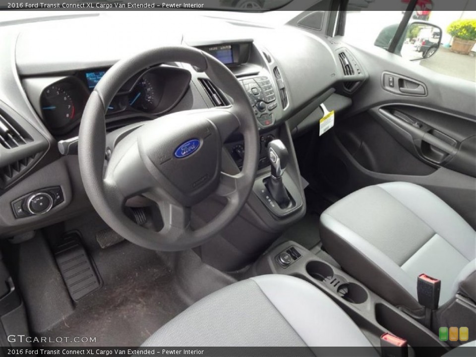 Pewter Interior Prime Interior for the 2016 Ford Transit Connect XL Cargo Van Extended #107684482