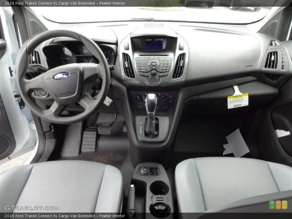 Pewter Interior Photo for the 2016 Ford Transit Connect XL Cargo Van Extended #107684488