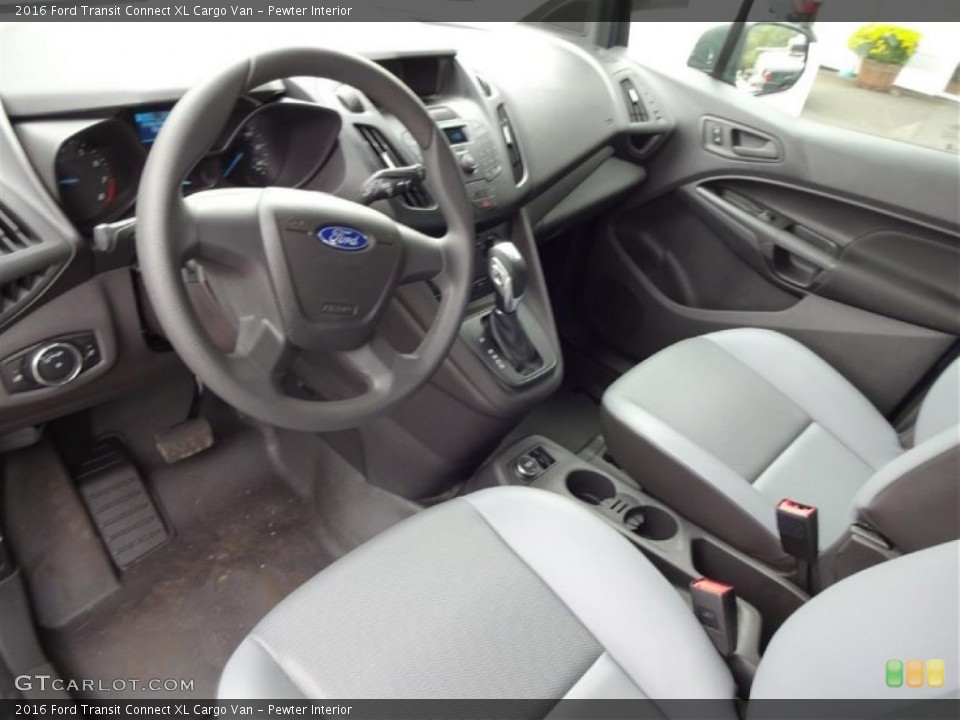 Pewter Interior Prime Interior for the 2016 Ford Transit Connect XL Cargo Van #107684575