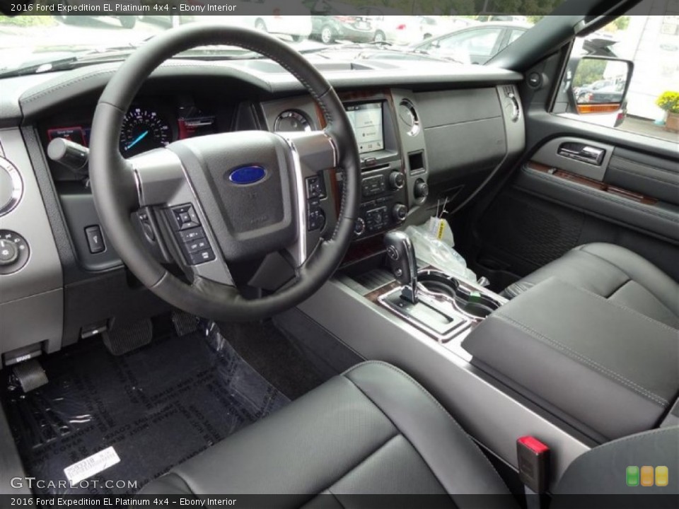 Ebony Interior Photo for the 2016 Ford Expedition EL Platinum 4x4 #107684964