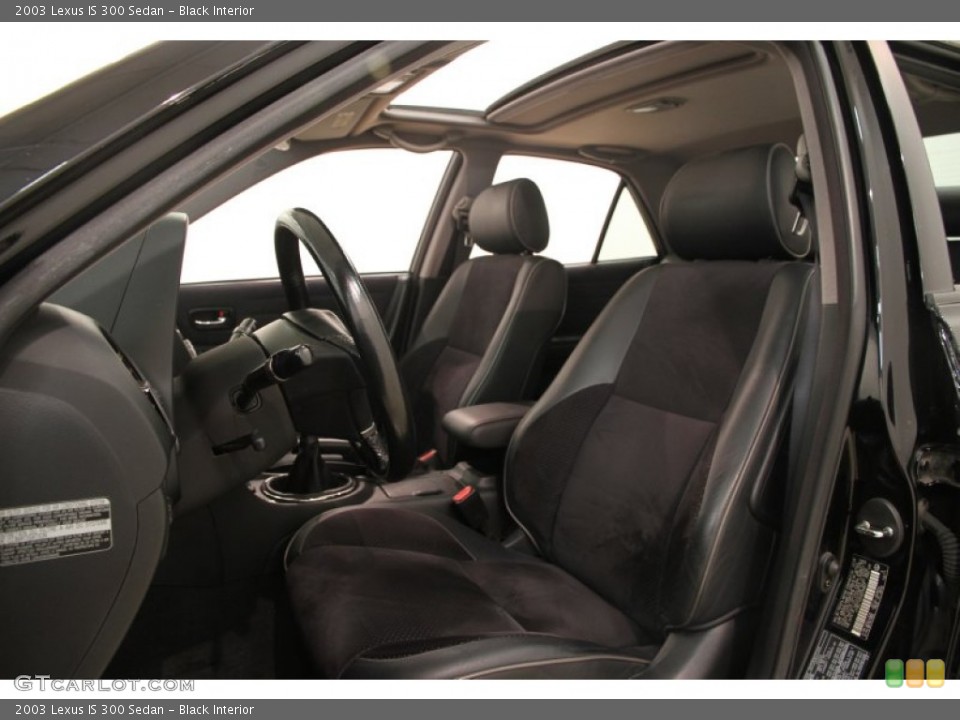 Black 2003 Lexus IS Interiors