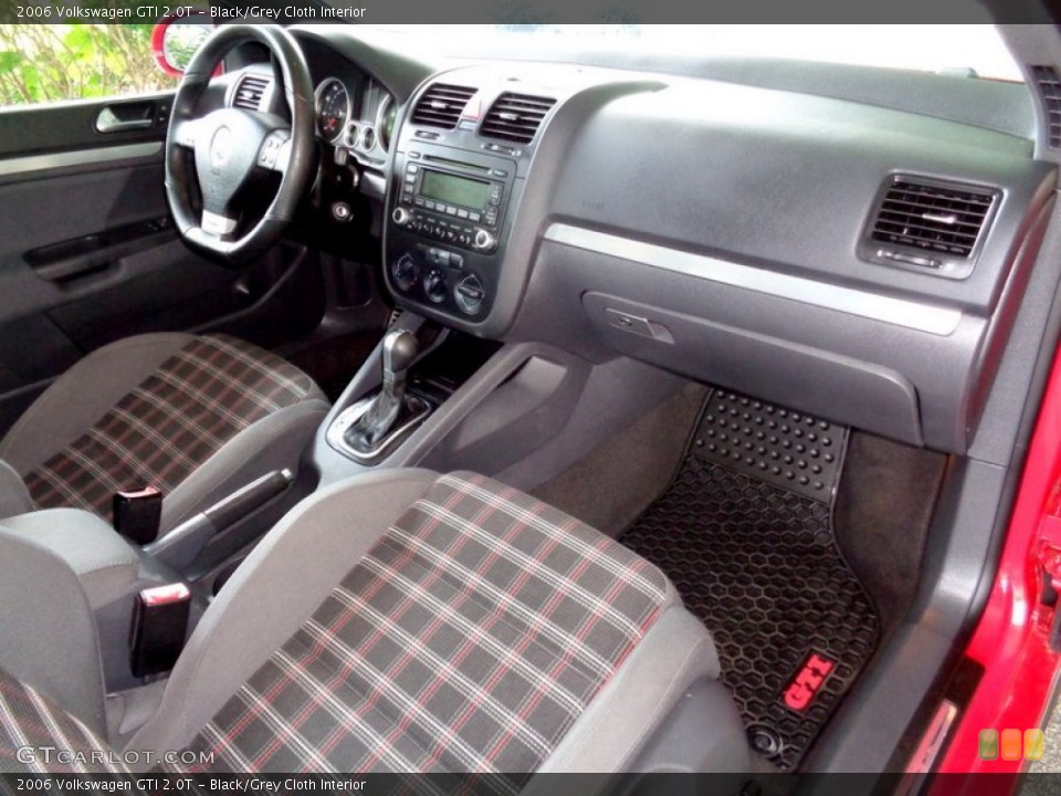 Black/Grey Cloth Interior Dashboard for the 2006 Volkswagen GTI 2.0T #107690559