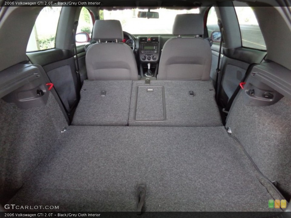 Black/Grey Cloth Interior Trunk for the 2006 Volkswagen GTI 2.0T #107690659