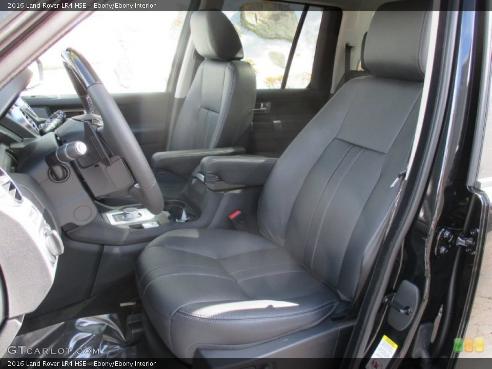 Ebony/Ebony Interior Front Seat for the 2016 Land Rover LR4 HSE #107691167