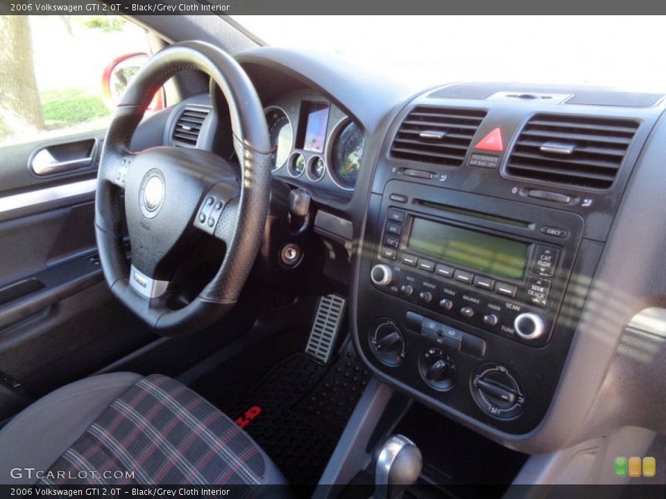 Black/Grey Cloth Interior Controls for the 2006 Volkswagen GTI 2.0T #107691387