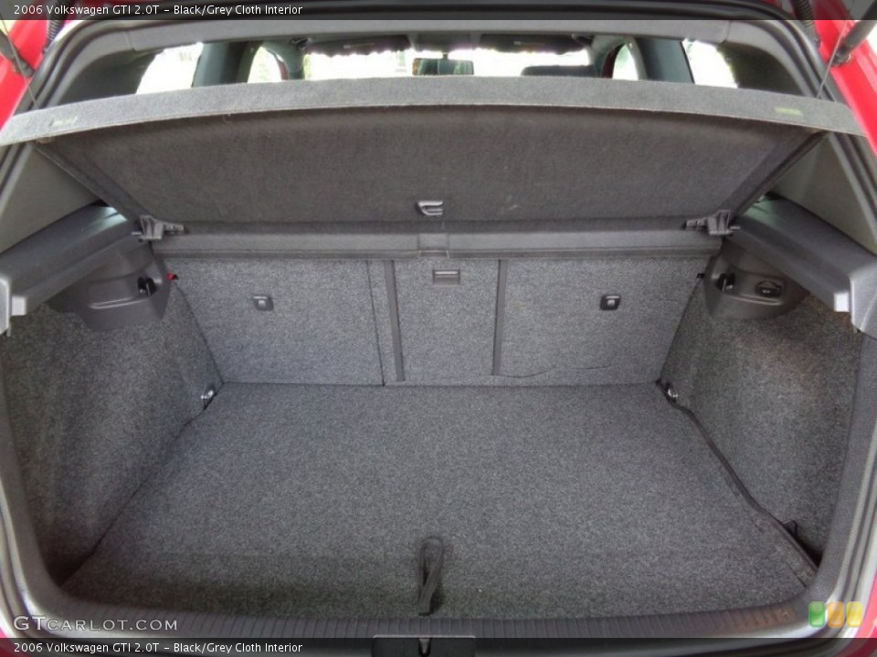 Black/Grey Cloth Interior Trunk for the 2006 Volkswagen GTI 2.0T #107691444
