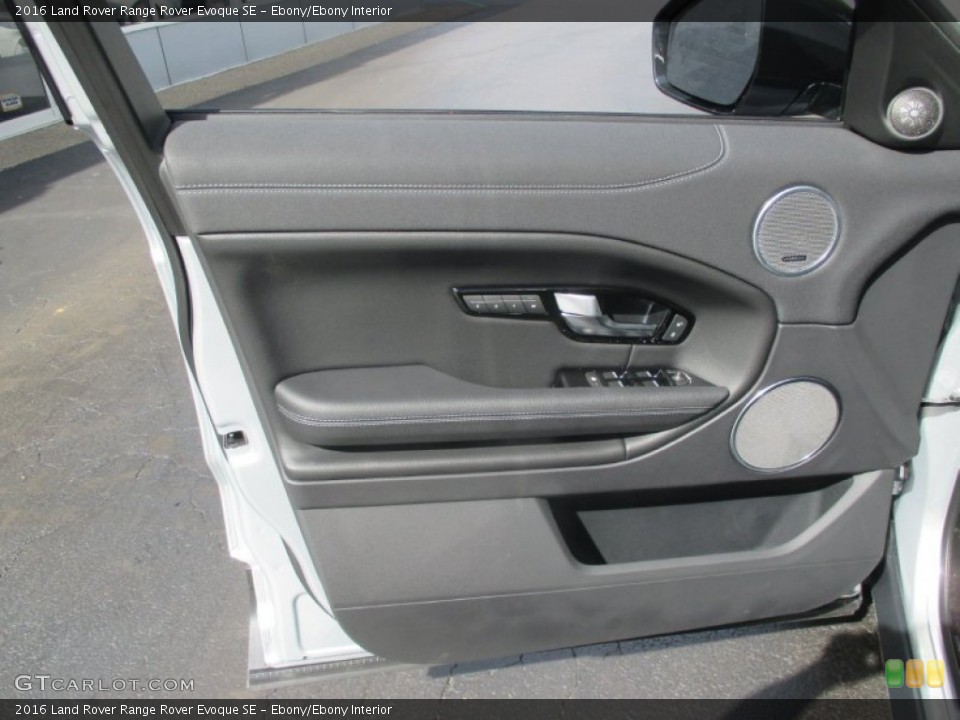 Ebony/Ebony Interior Door Panel for the 2016 Land Rover Range Rover Evoque SE #107692560