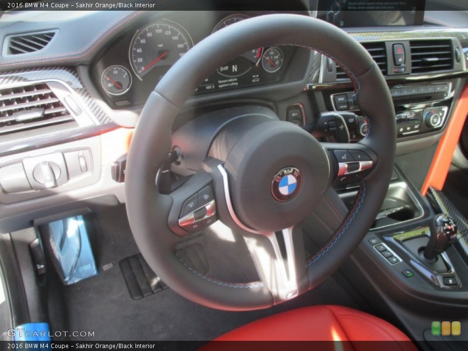Sakhir Orange Black Interior Steering Wheel For The 2016 Bmw
