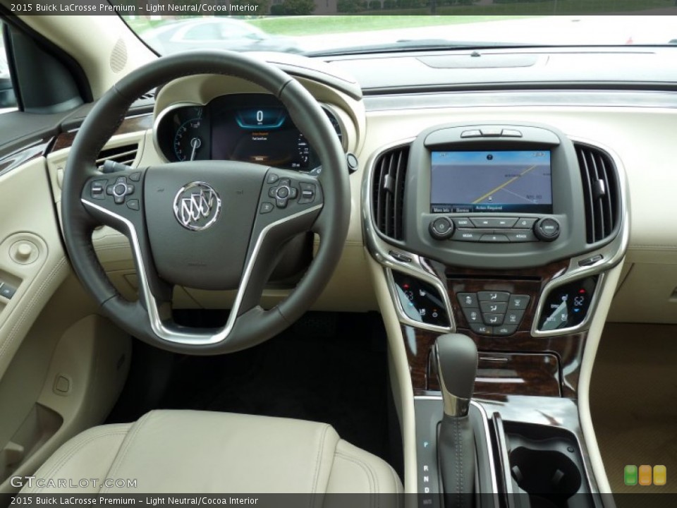 Light Neutral/Cocoa Interior Dashboard for the 2015 Buick LaCrosse Premium #107694495