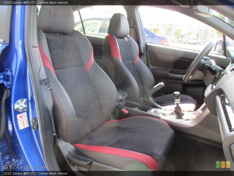 Carbon Black Interior Front Seat for the 2015 Subaru WRX STI #107711251
