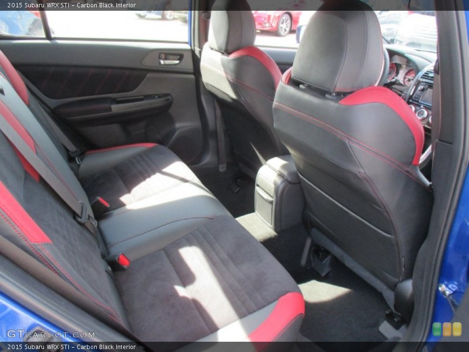 Carbon Black Interior Rear Seat for the 2015 Subaru WRX STI #107711268