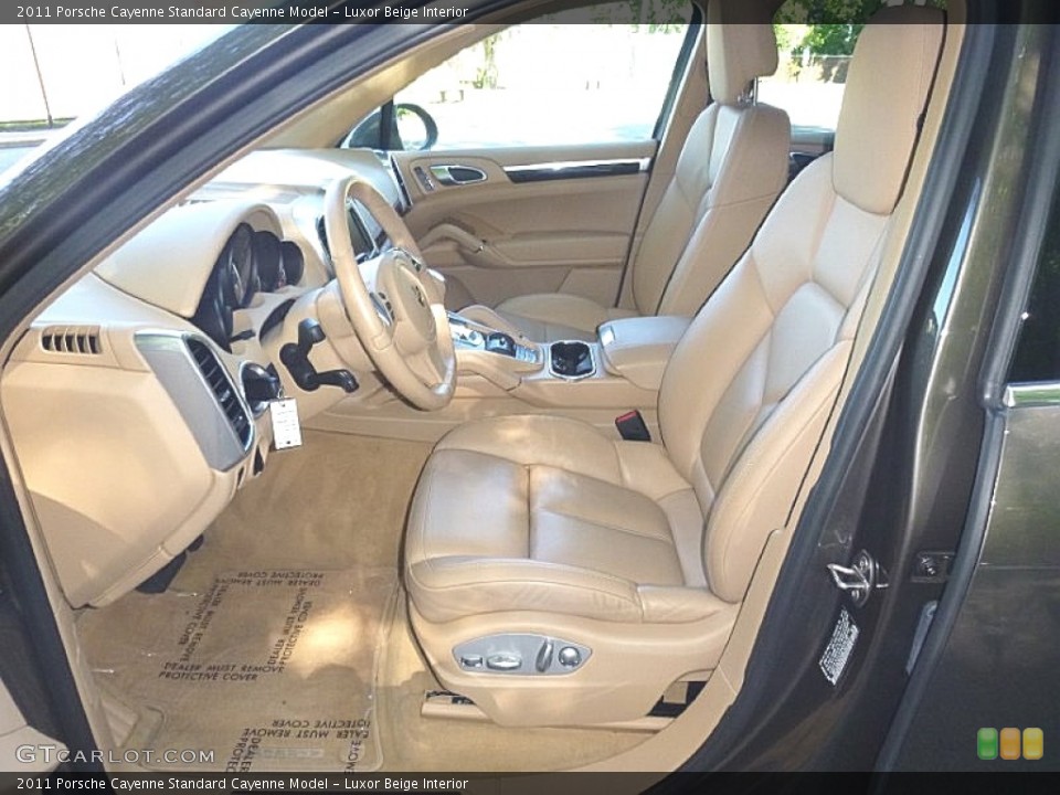 Luxor Beige Interior Front Seat for the 2011 Porsche Cayenne  #107712633