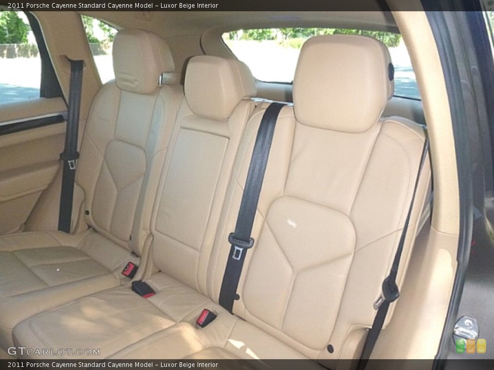 Luxor Beige Interior Rear Seat for the 2011 Porsche Cayenne  #107712756