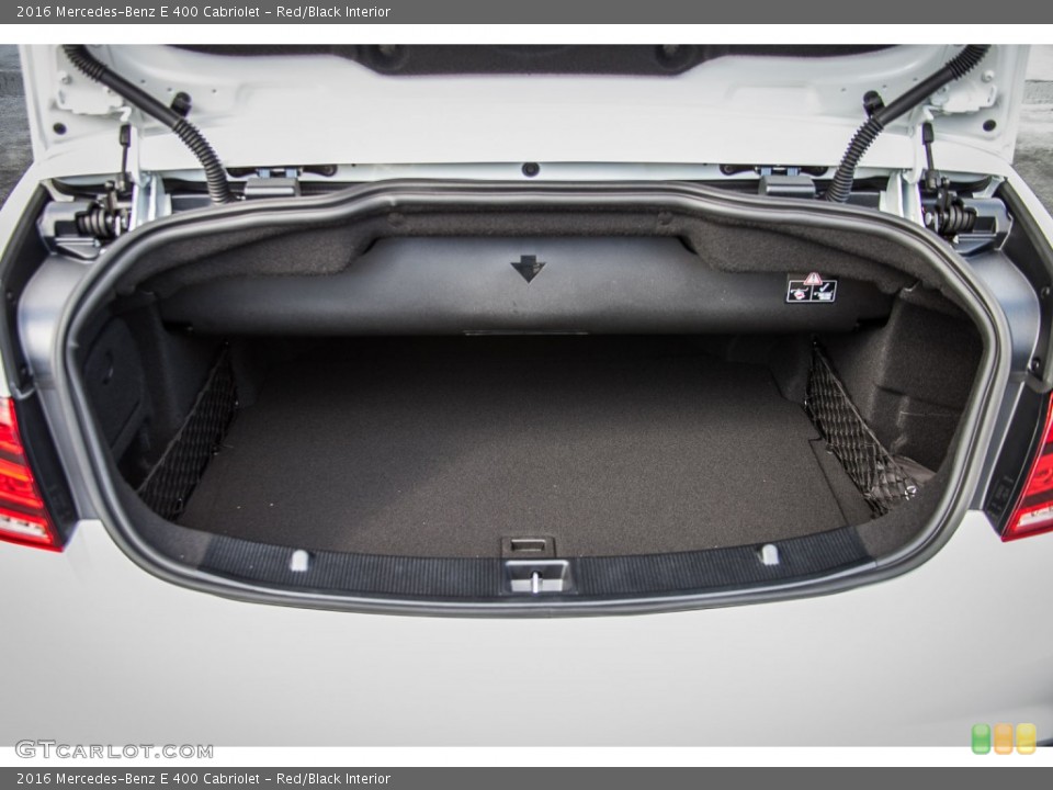 Red/Black Interior Trunk for the 2016 Mercedes-Benz E 400 Cabriolet #107713770