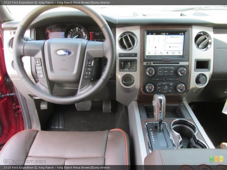 King Ranch Mesa Brown/Ebony Interior Dashboard for the 2016 Ford Expedition EL King Ranch #107715318