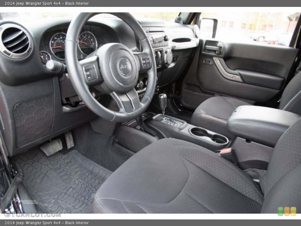 Black Interior Photo for the 2014 Jeep Wrangler Sport 4x4 #107731274