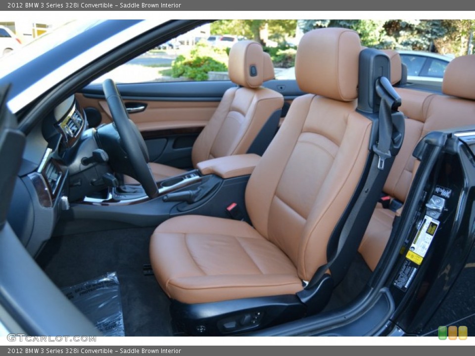 Saddle Brown Interior Photo for the 2012 BMW 3 Series 328i Convertible #107732221