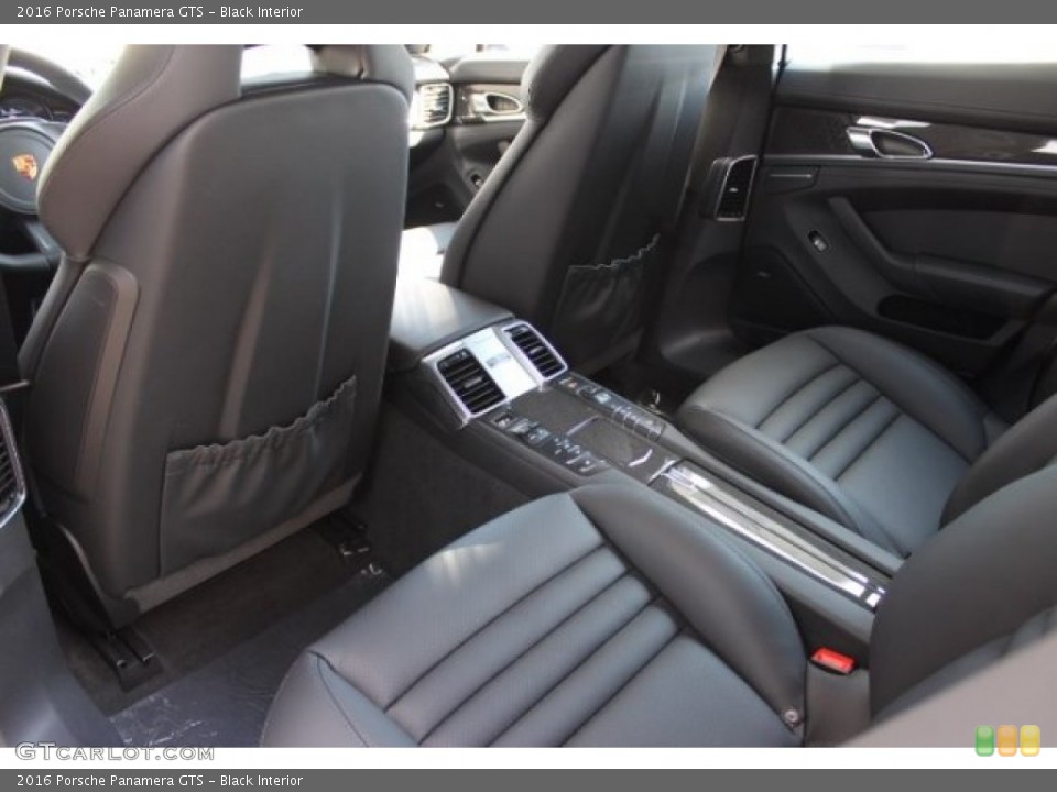 Black Interior Rear Seat for the 2016 Porsche Panamera GTS #107738154