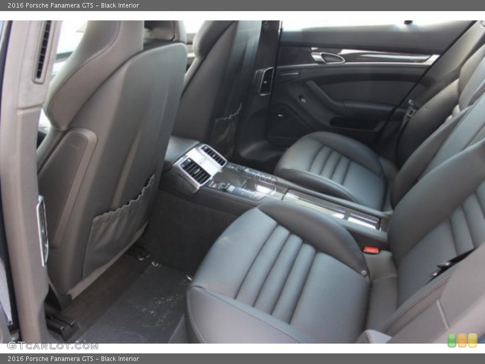 Black Interior Rear Seat for the 2016 Porsche Panamera GTS #107738180