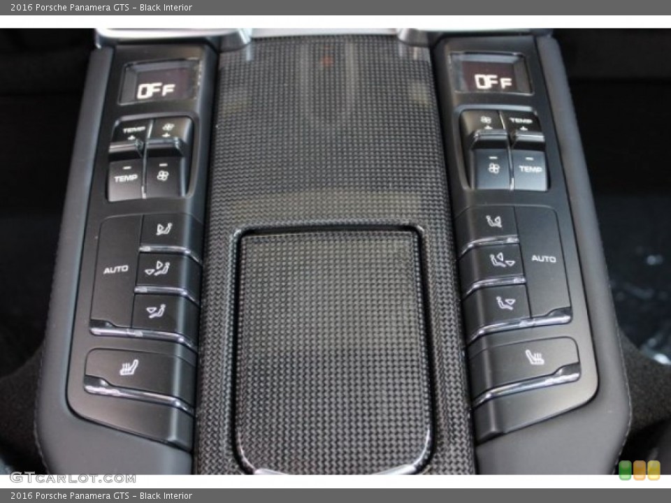 Black Interior Controls for the 2016 Porsche Panamera GTS #107738200