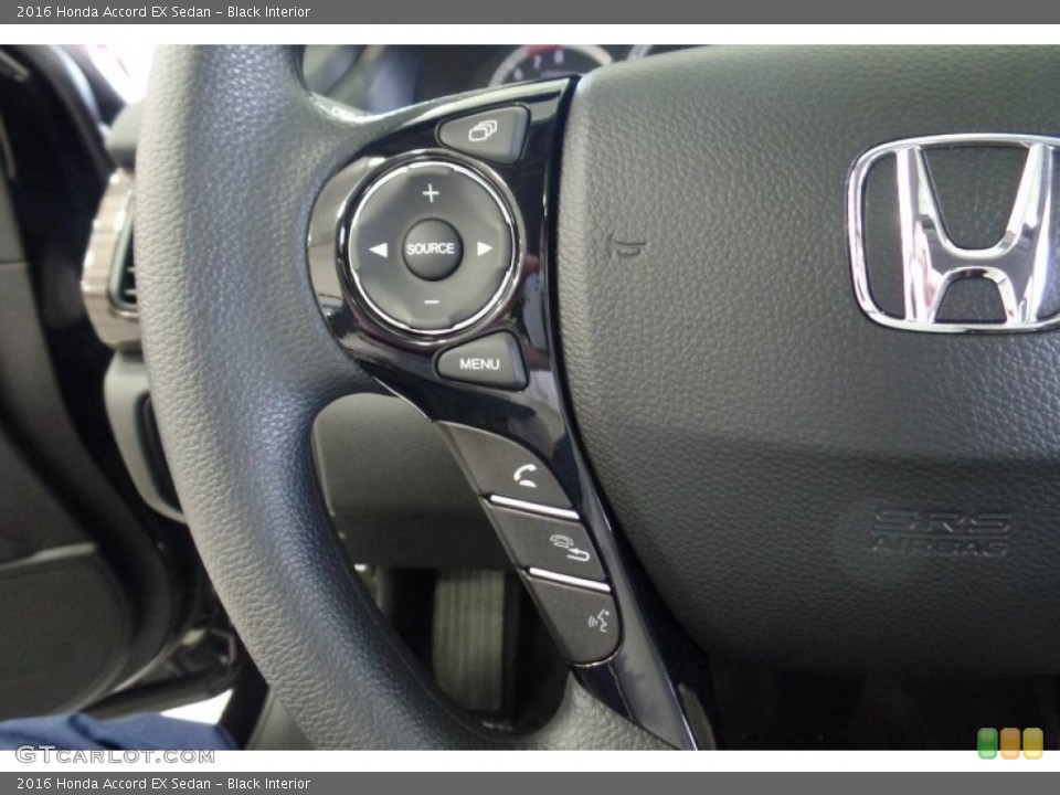 Black Interior Controls for the 2016 Honda Accord EX Sedan #107739340