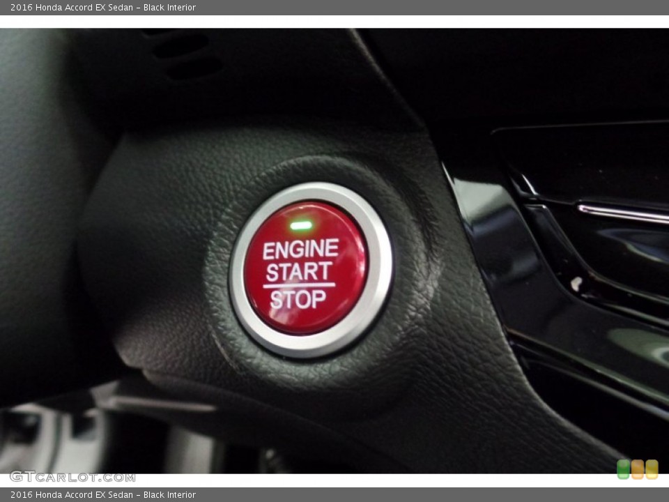 Black Interior Controls for the 2016 Honda Accord EX Sedan #107740289