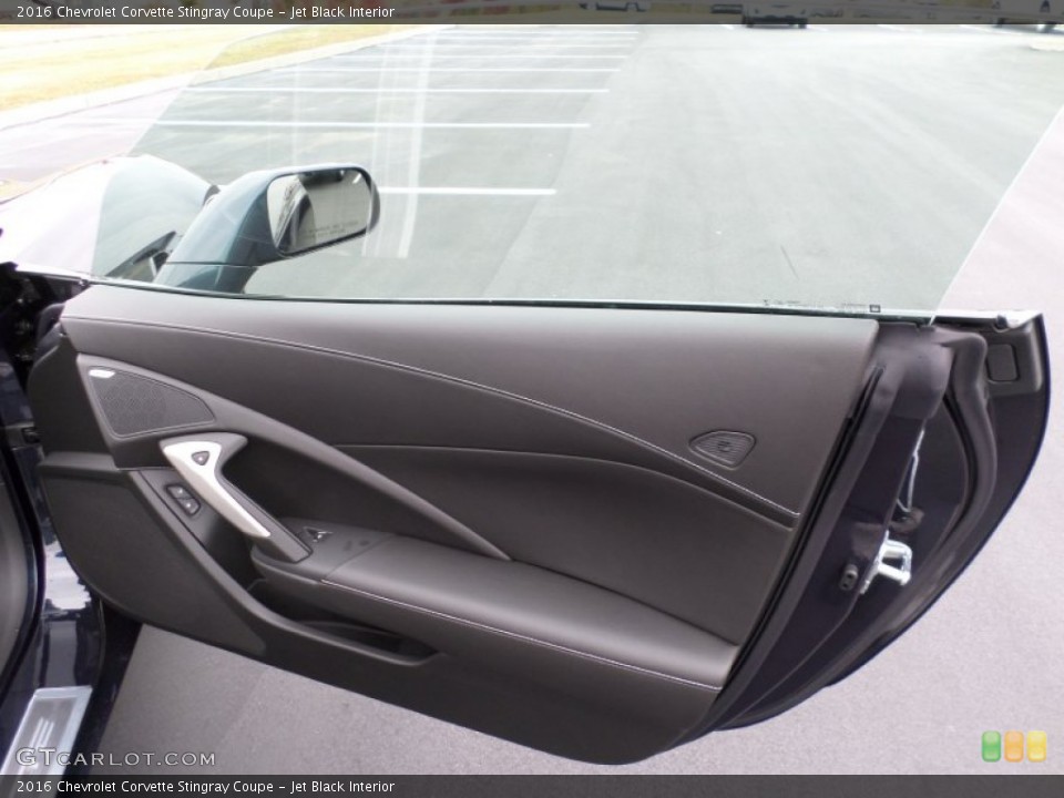 Jet Black Interior Door Panel for the 2016 Chevrolet Corvette Stingray Coupe #107742368