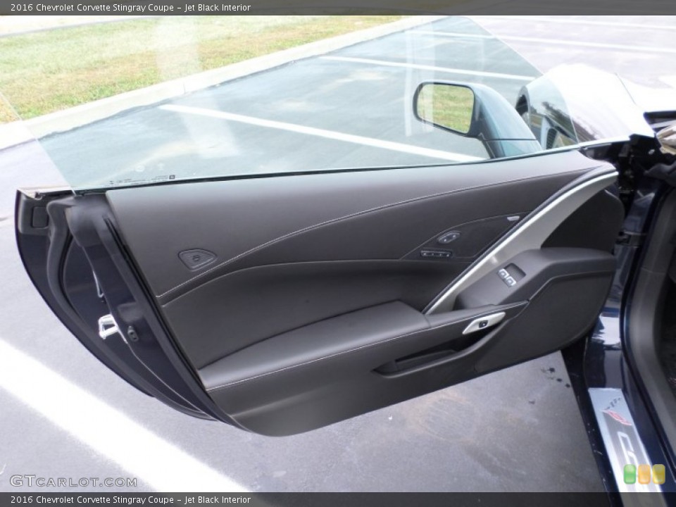 Jet Black Interior Door Panel for the 2016 Chevrolet Corvette Stingray Coupe #107742479
