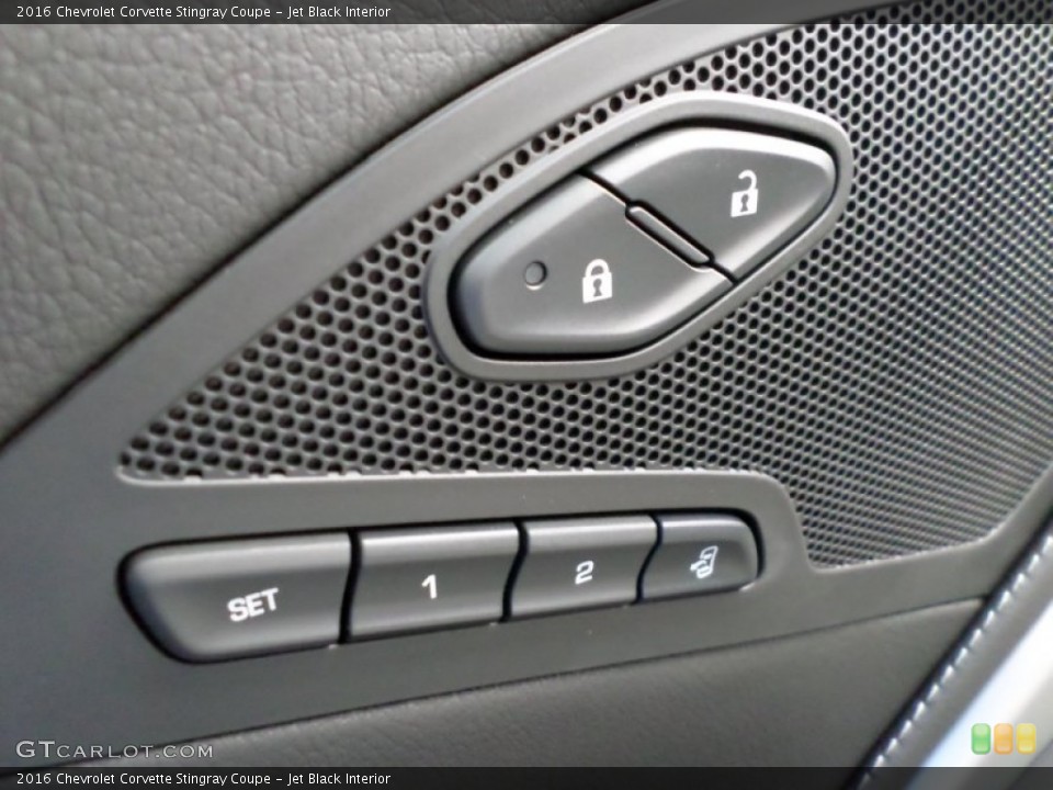 Jet Black Interior Controls for the 2016 Chevrolet Corvette Stingray Coupe #107742668