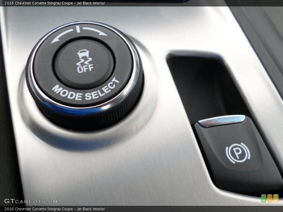 Jet Black Interior Controls for the 2016 Chevrolet Corvette Stingray Coupe #107742791