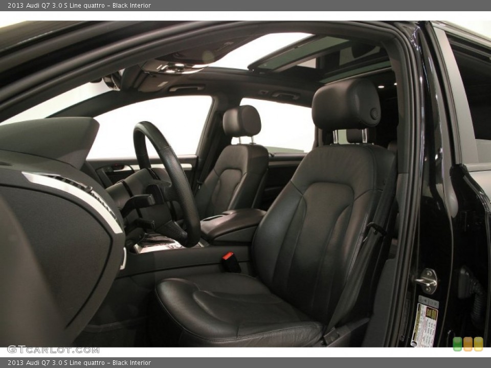 Black Interior Front Seat for the 2013 Audi Q7 3.0 S Line quattro #107743375