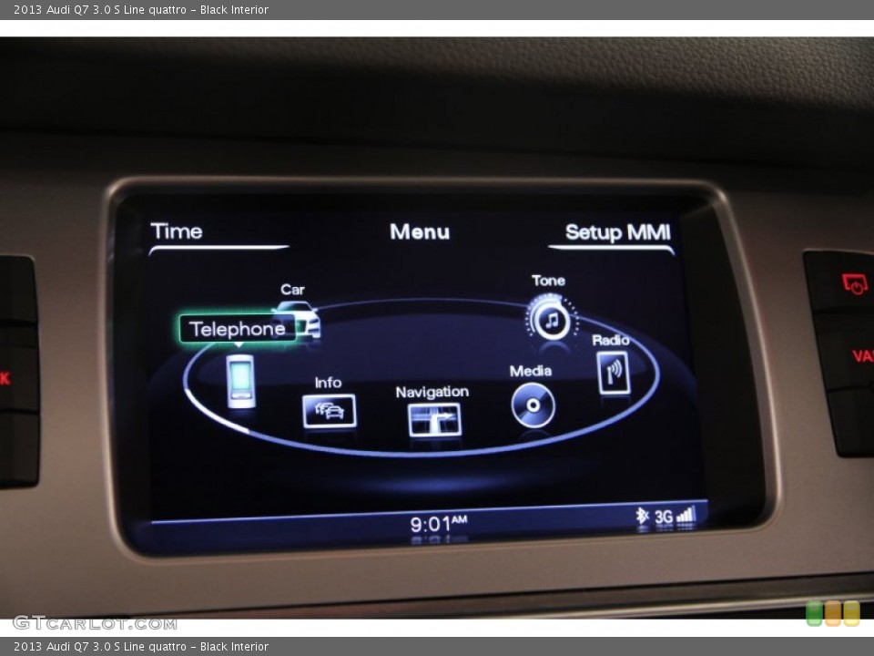 Black Interior Controls for the 2013 Audi Q7 3.0 S Line quattro #107743531