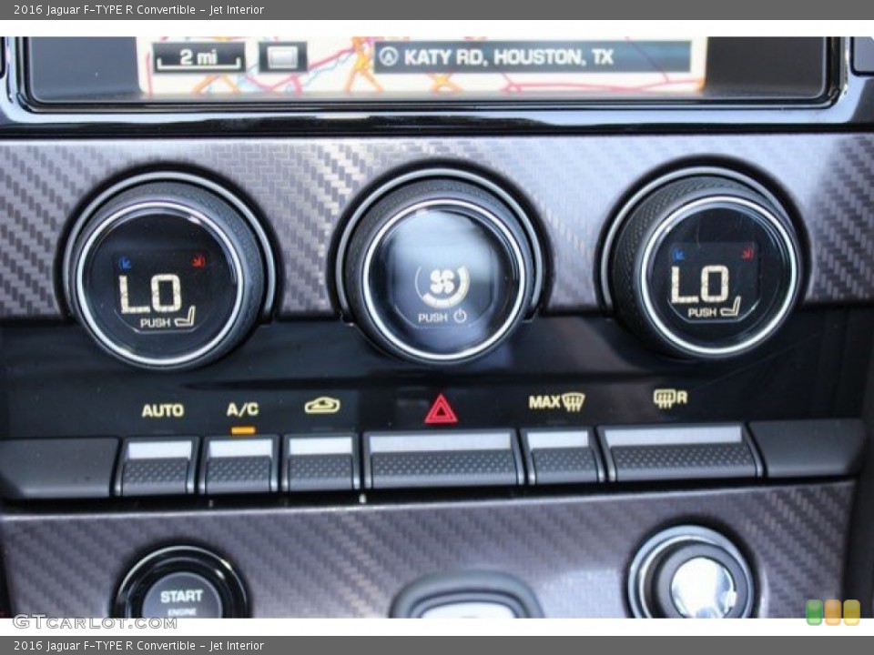 Jet Interior Controls for the 2016 Jaguar F-TYPE R Convertible #107753333