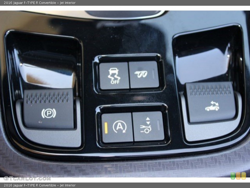 Jet Interior Controls for the 2016 Jaguar F-TYPE R Convertible #107753357
