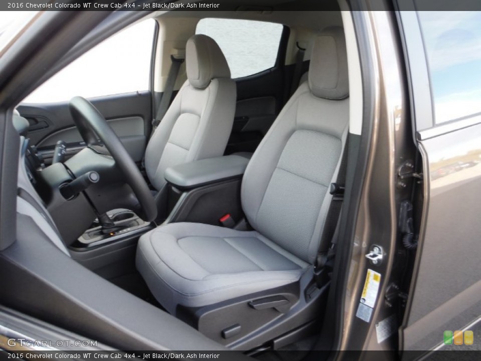 Jet Black/Dark Ash Interior Photo for the 2016 Chevrolet Colorado WT Crew Cab 4x4 #107754824