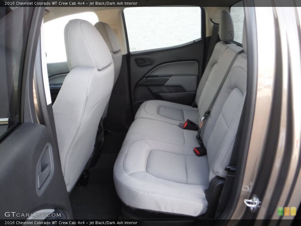 Jet Black/Dark Ash Interior Rear Seat for the 2016 Chevrolet Colorado WT Crew Cab 4x4 #107754916
