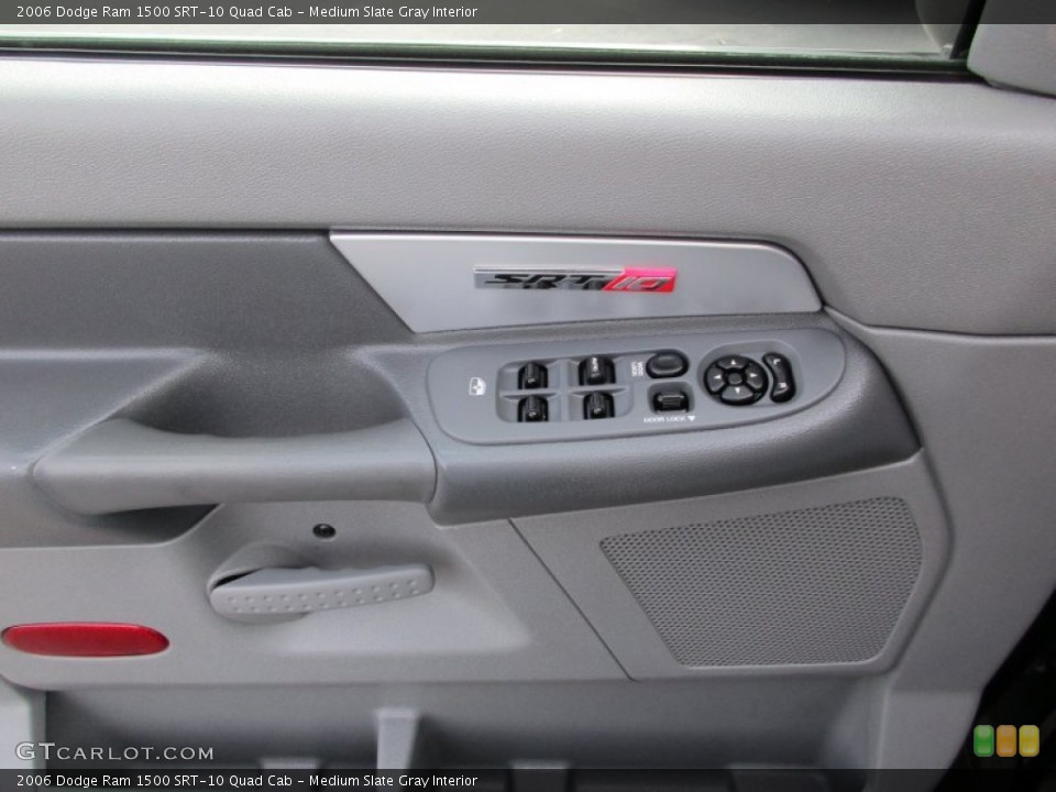 Medium Slate Gray Interior Controls for the 2006 Dodge Ram 1500 SRT-10 Quad Cab #107757662