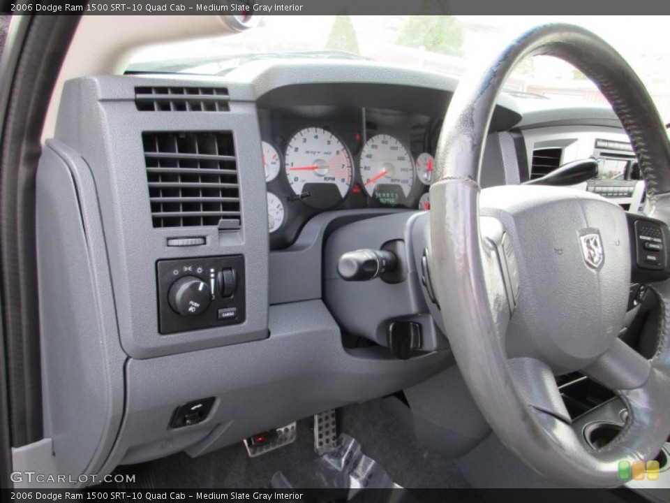 Medium Slate Gray Interior Gauges for the 2006 Dodge Ram 1500 SRT-10 Quad Cab #107757683