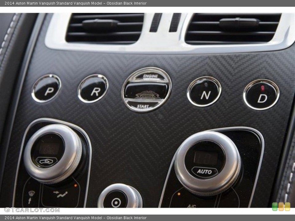 Obsidian Black Interior Controls for the 2014 Aston Martin Vanquish  #107762666