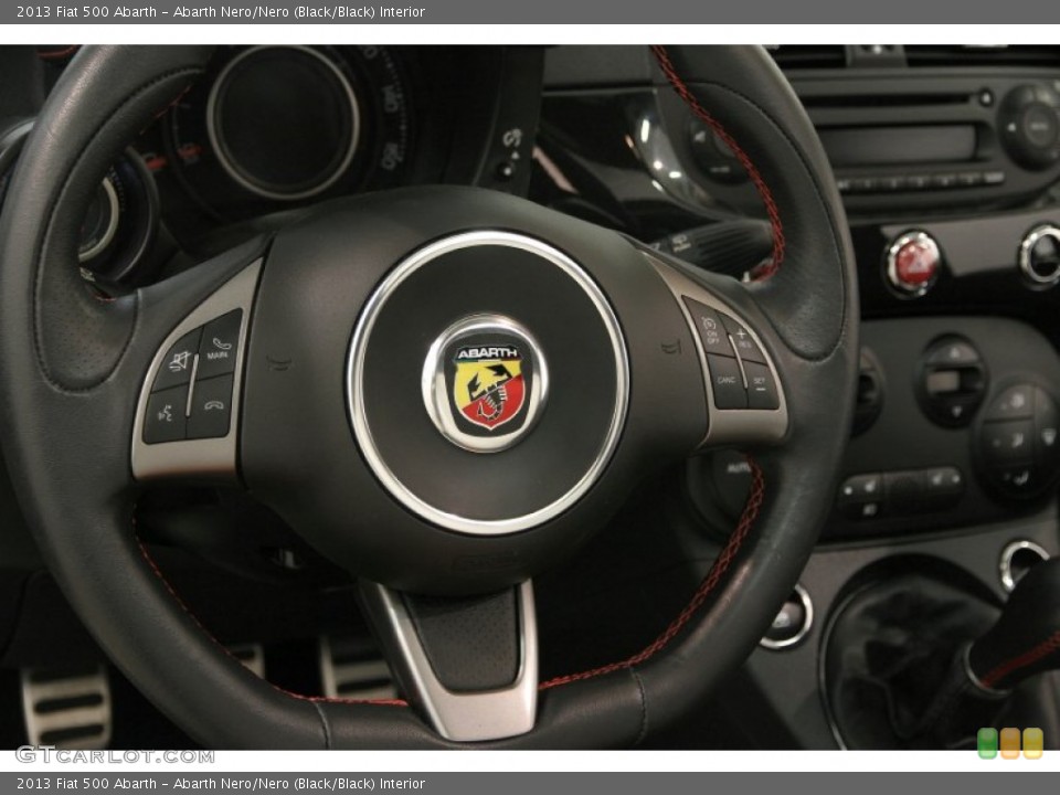 Abarth Nero/Nero (Black/Black) Interior Steering Wheel for the 2013 Fiat 500 Abarth #107763563